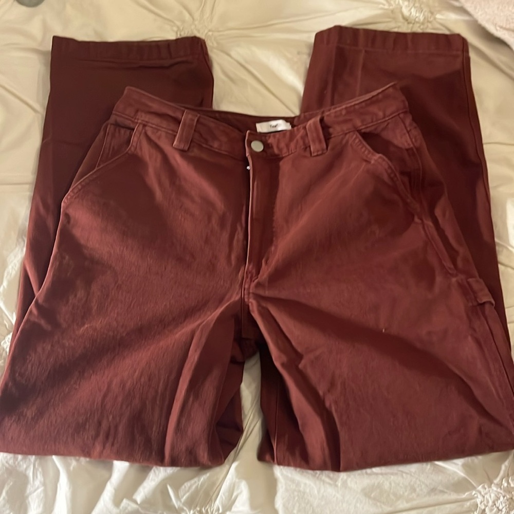 Tna red high rise jeans